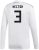 adidas Hector #3 Germany Home Soccer Long Sleeve Stadium Jersey World Cup Russia 2018