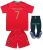 FPF 2018 Portugal #7 Home Red Cristiano Ronaldo Kids Soccer Football Jersey Gift Set Youth Sizes