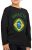 CERTONGCXTS Toddler Brazil Soccer ComfortSoft Long Sleeve Tee Black