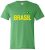 Go All Out Adult Team Brasil Brazil Pride Triblend T-Shirt