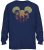 Disney Mickey Mouse Donald Duck Goofy Sunset Disneyland World Funny Adult Graphic Long Sleeve Shirt for Men